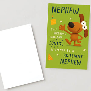 For my nephew Birthday card - nephew Birthday Card Cute nephew birthday cards , card for him greeting card for nephew A5 size