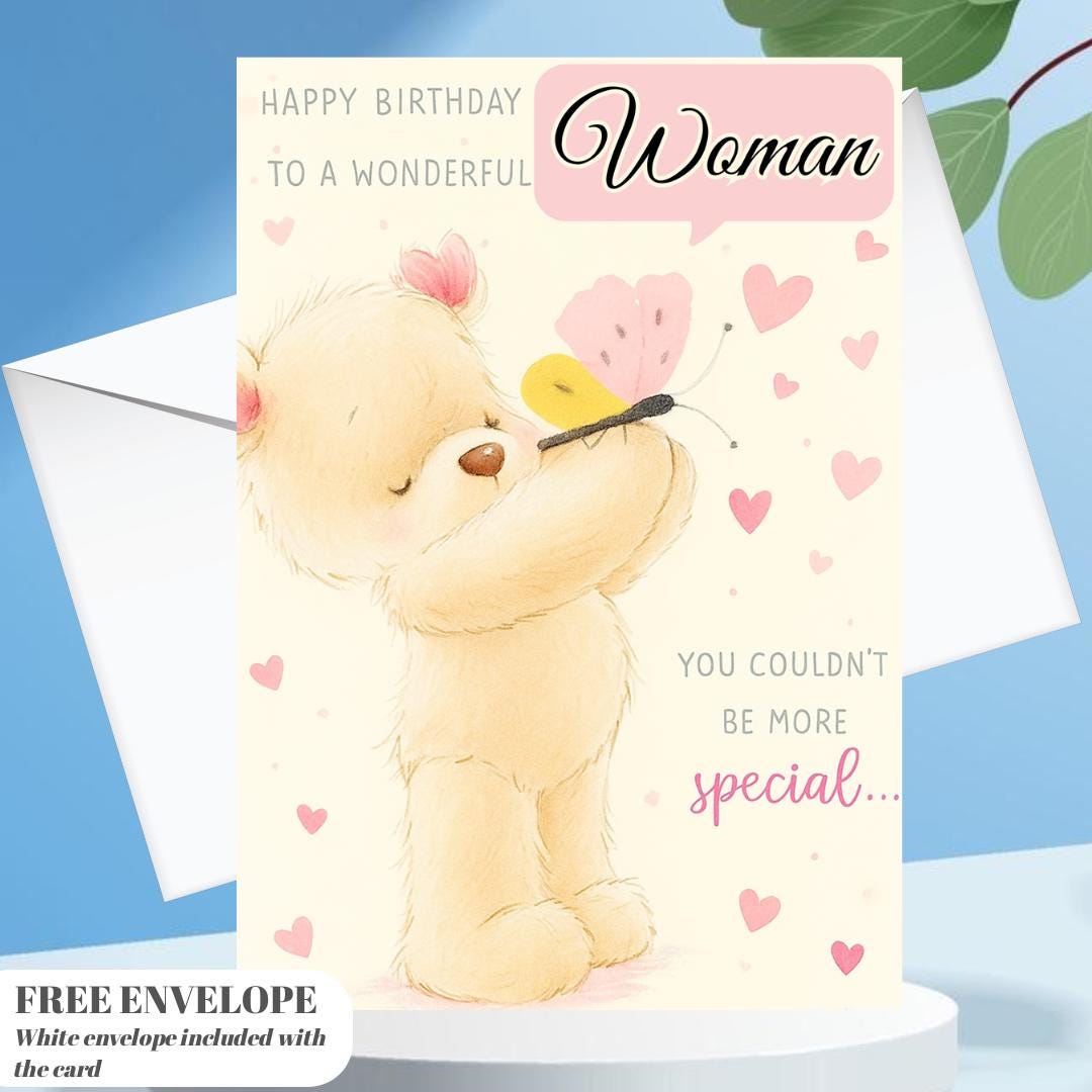 Cute Sister Birthday Card – Funny Greeting Card for Sister, Whimsical Duck Design, Sweet Pastel Illustration, Adorable Gift for Her