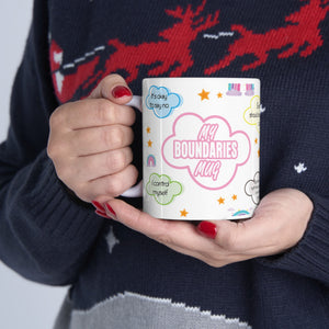 Ceramic Mug affirmation Mug boundaries Mug positive Mug motivational Gift mug smile Coffee Mug smile Gift for you