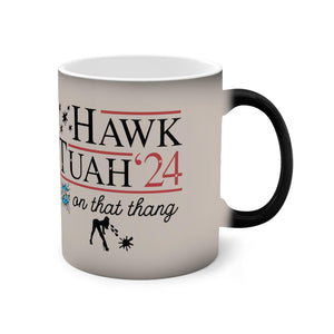Hawk tuah girl magic Mug, funny meme mug viral Color-Changing Mug, 11oz