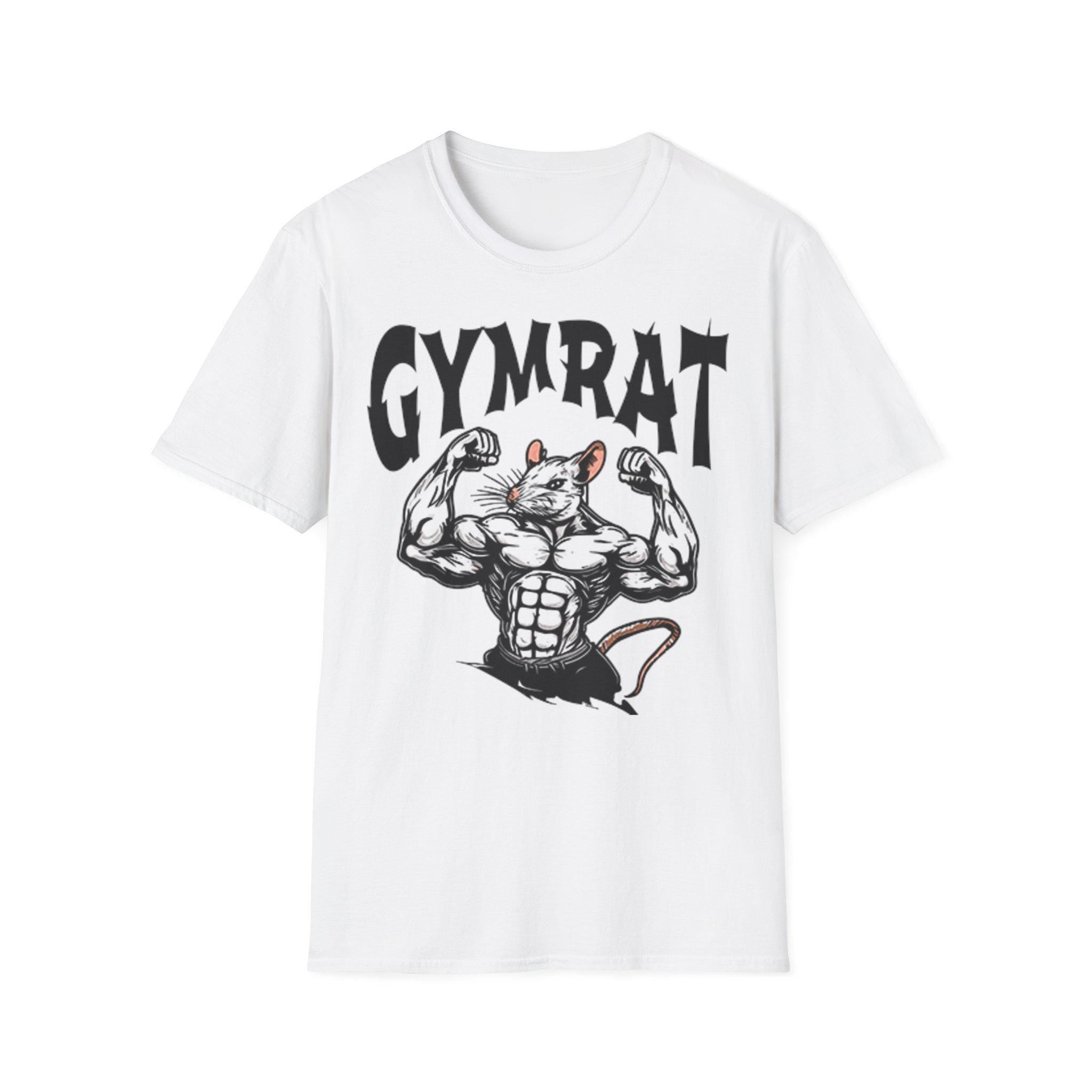 Gym Rat T-Shirt - Best Gym Shirt for Workout Motivation, Unisex Tee for Gym Lovers, Brain Gym Apparel, Fitness Gift, Funny Gym Meme Top, Gym