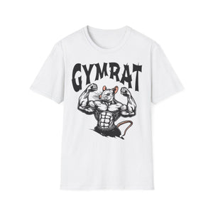 Gym Rat T-Shirt - Best Gym Shirt for Workout Motivation, Unisex Tee for Gym Lovers, Brain Gym Apparel, Fitness Gift, Funny Gym Meme Top, Gym