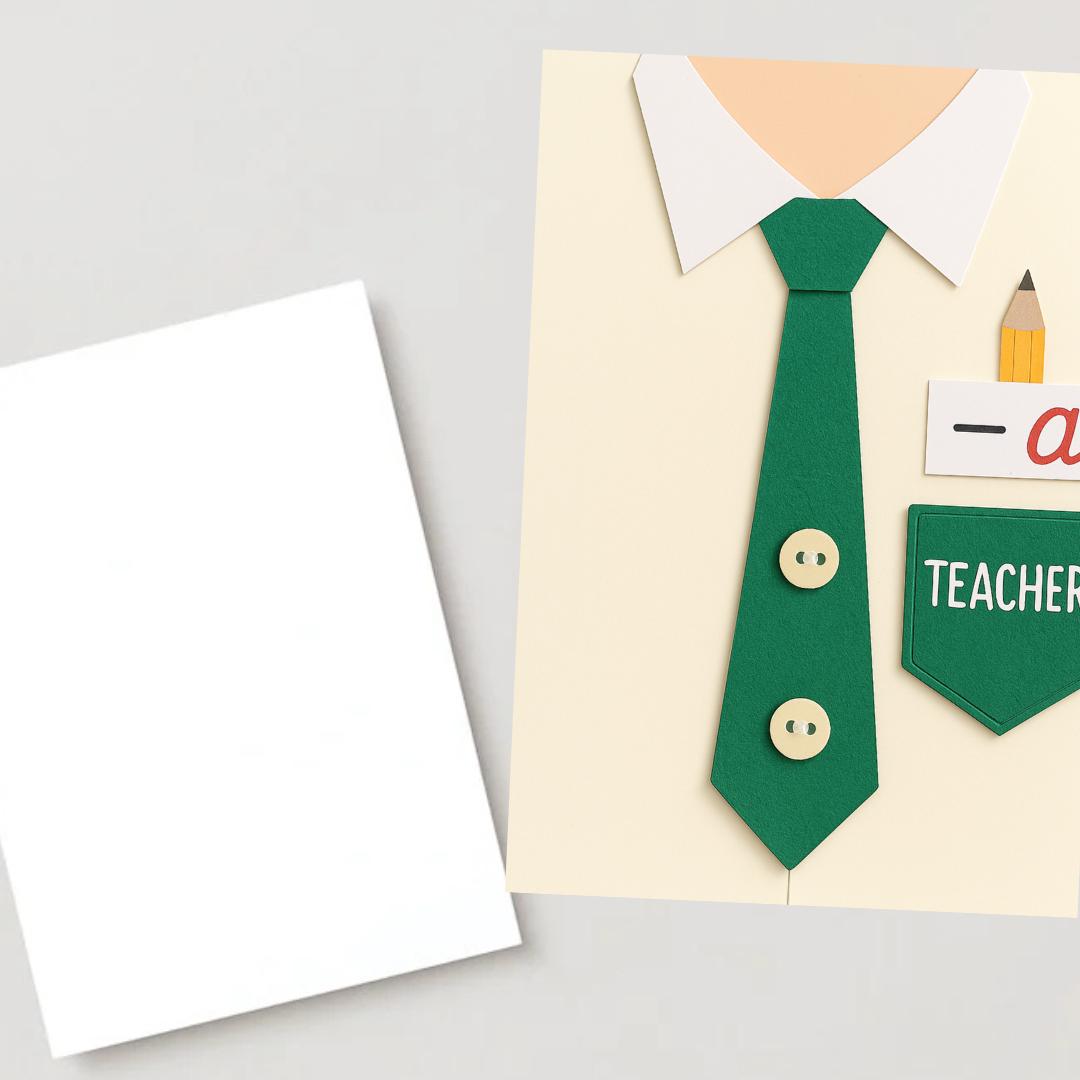 Teacher Greeting Card | Teacher Gifts Christmas | Teacher Thank You Card | Cute Teacher Gift | Teacher Christmas Gift Idea