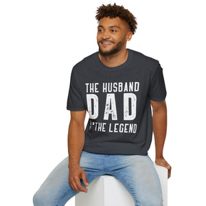 Husband Dad Legend T-Shirt - Soft Cotton Birthday Gift