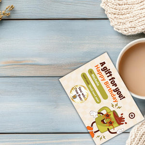 Custom Birthday Scratch Card – Personalised Surprise Reveal Gift for Him or Her | Unique Fun Birthday Present