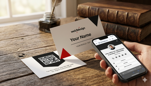 Premium Hybrid NFC & QR Smart Business Card – Instant Digital Profile