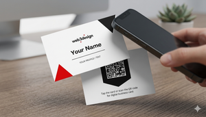 Premium Hybrid NFC & QR Smart Business Card – Instant Digital Profile
