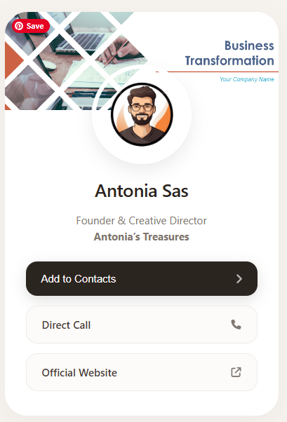 Premium Hybrid NFC & QR Smart Business Card – Instant Digital Profile