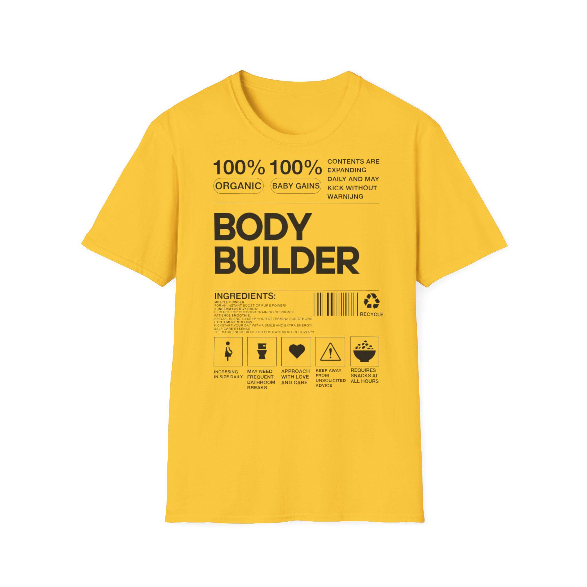 Fitness Workout Reveal T-Shirt, Gym Buddy Maternity Gift, Bodybuilder Pregnancy Announcement Shirt, Weightlifting Baby Announcement Outfit,