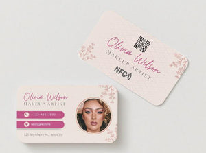 NFC Digital Business Card: Elegant Contactless Card for Beauty Professionals