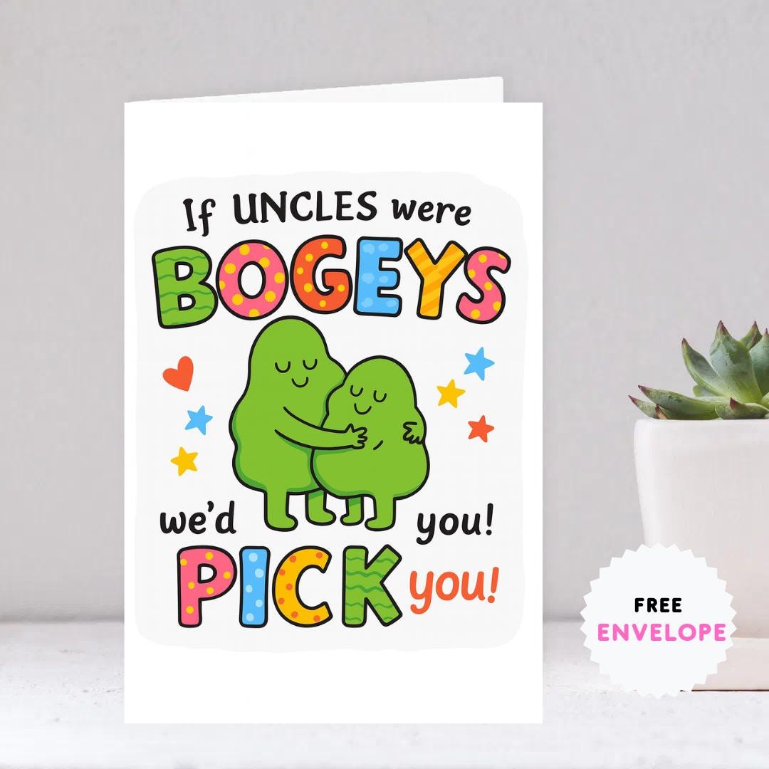 Uncle Gift Card Funny Uncle Gifts, Uncle Gifts from Niece, New Uncle Gift, Best Uncle Gift Idea, Funny Uncle Greeting Card, Gifts for Uncle