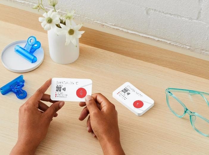 NFC Business Card for Painters: Contactless Digital Tap Card, Custom QR Code