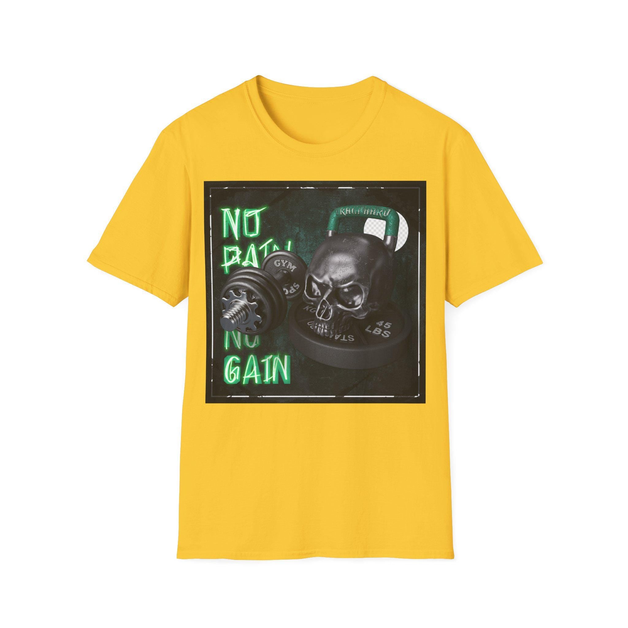 No Pain No Gain Gym T-Shirt | Exclusive Motivational Workout Tee | Push Your Limits