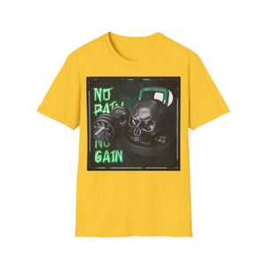 No Pain No Gain Gym T-Shirt | Exclusive Motivational Workout Tee | Push Your Limits