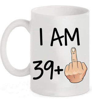 Funny 40th Birthday Gift idea, 11 oz Coffee Mug for Men and Women Turning 40 Years Old as a Joke Birthday Celebration Cup, Dishwasher and Mi