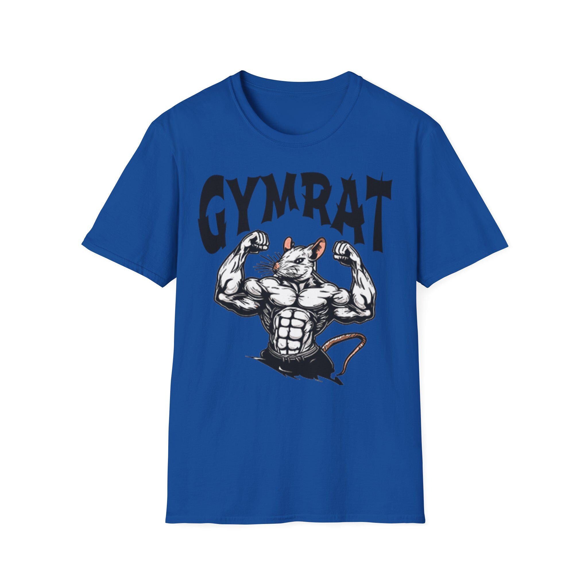 Gym Rat T-Shirt - Best Gym Shirt for Workout Motivation, Unisex Tee for Gym Lovers, Brain Gym Apparel, Fitness Gift, Funny Gym Meme Top, Gym