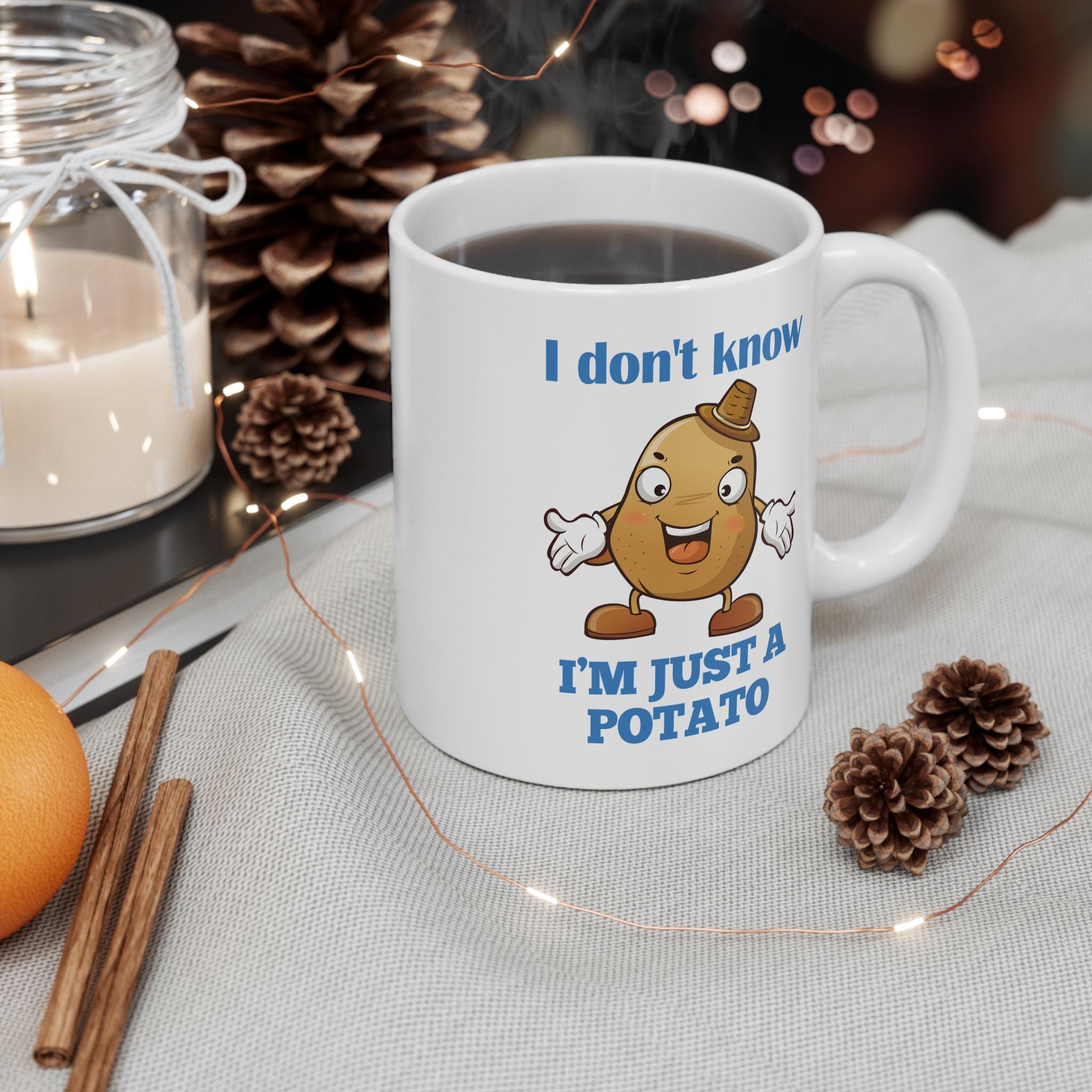 Funny Potato Coffee Mug: Novelty Kitchen Decor