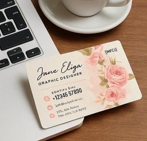 Custom NFC Smart Business Card: Tap to Share Contact Info