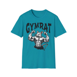 Gym Rat T-Shirt - Best Gym Shirt for Workout Motivation, Unisex Tee for Gym Lovers, Brain Gym Apparel, Fitness Gift, Funny Gym Meme Top, Gym