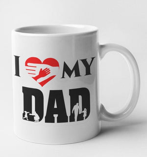 Ceramic Mug, mug Birthday, gift idea for Dad, Mug that show how much you Love your Dad, mug gift, family mug, father mug, personalised mug