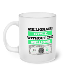 Millionaire Style, Without the Millions - Elegant Frosted Glass Mug