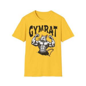 Gym Rat T-Shirt - Best Gym Shirt for Workout Motivation, Unisex Tee for Gym Lovers, Brain Gym Apparel, Fitness Gift, Funny Gym Meme Top, Gym