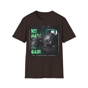 No Pain No Gain Gym T-Shirt | Exclusive Motivational Workout Tee | Push Your Limits