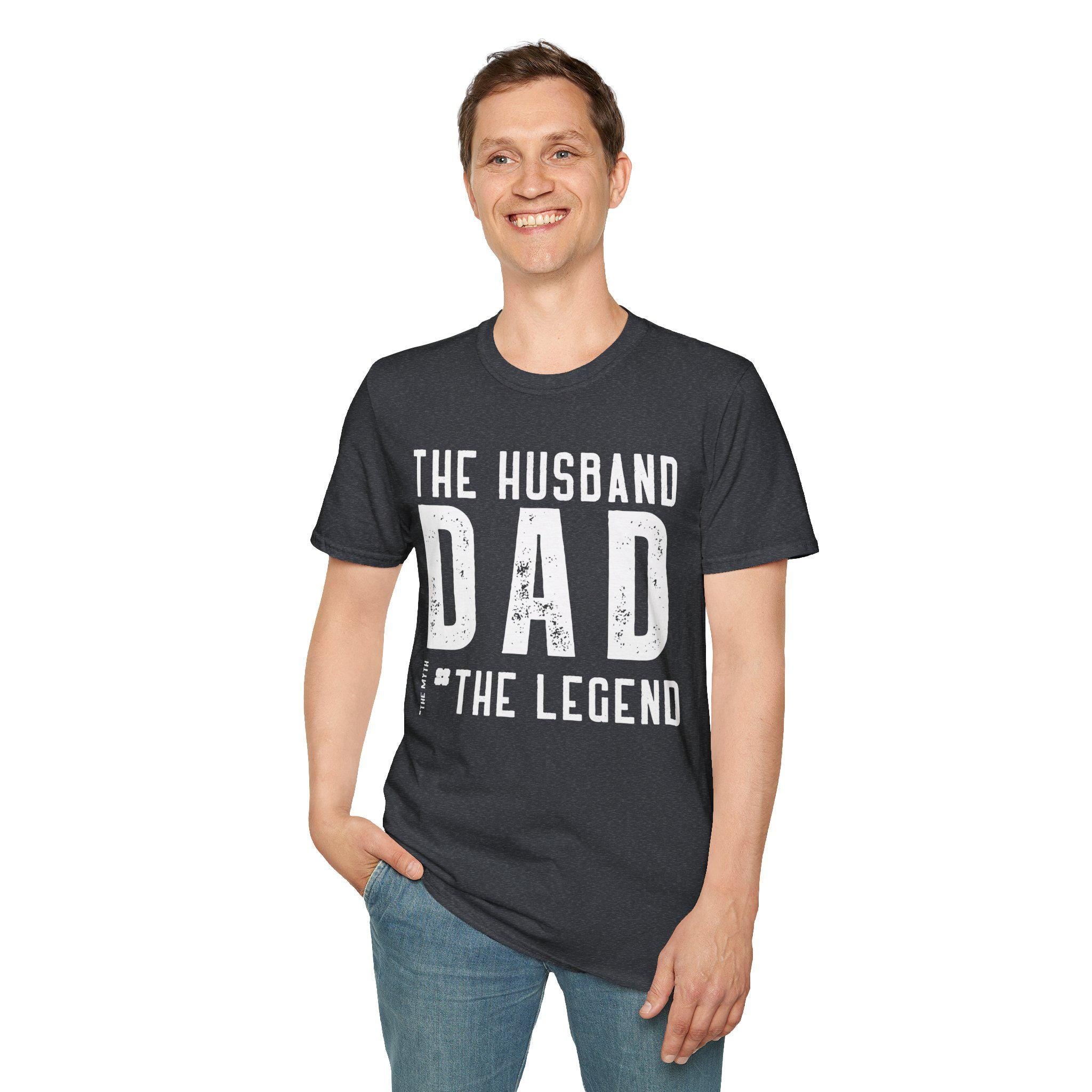 Husband Dad Legend T-Shirt - Soft Cotton Birthday Gift
