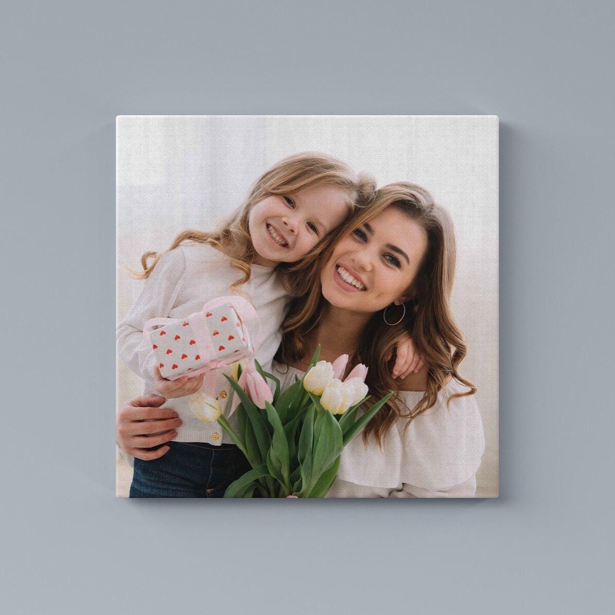 Custom Canvas Print from Your Photo – Personalized Wall Art, Photo Canvas Gift for Family, Couple, Home Decor