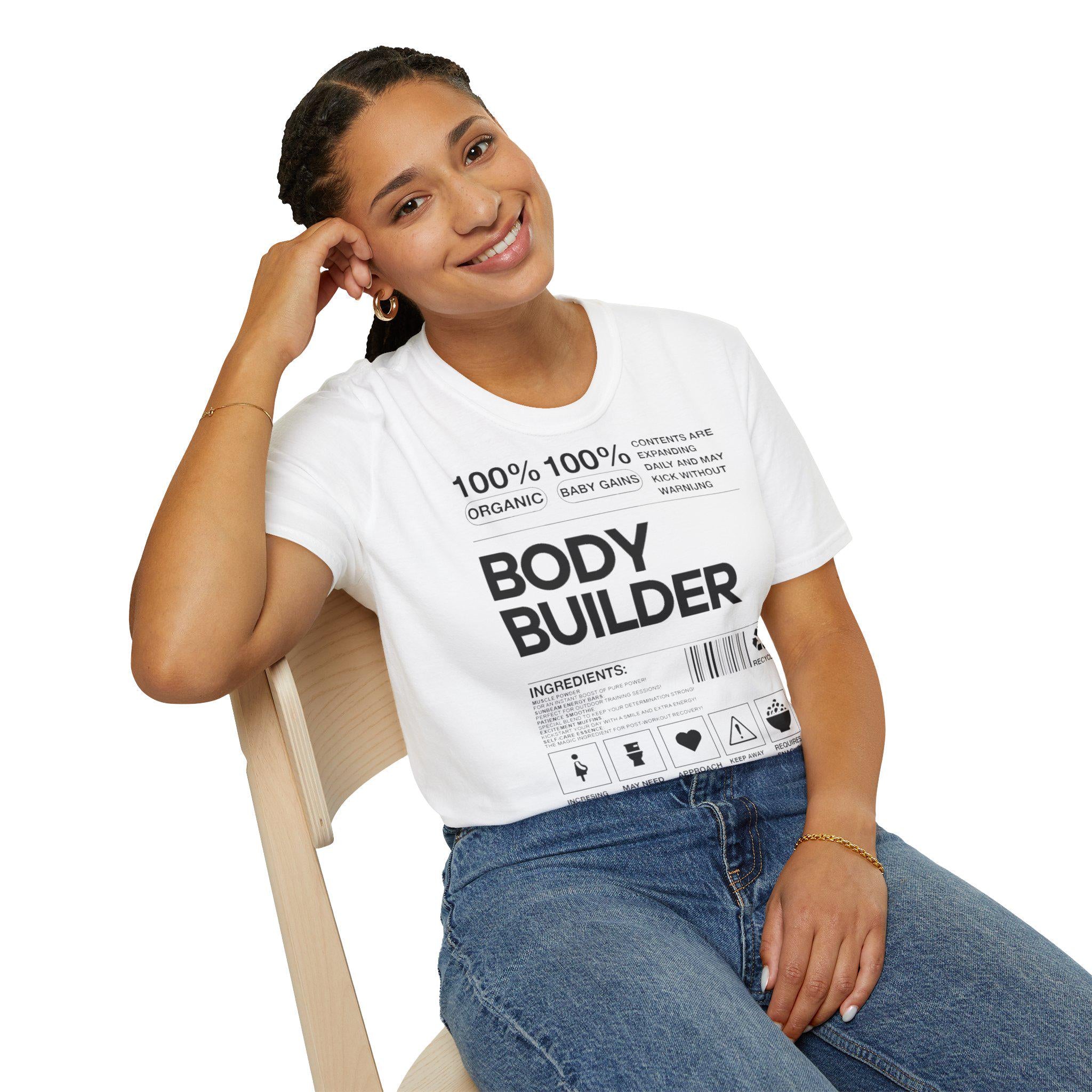 Fitness Workout Reveal T-Shirt, Gym Buddy Maternity Gift, Bodybuilder Pregnancy Announcement Shirt, Weightlifting Baby Announcement Outfit,