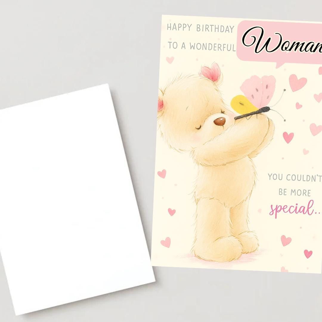 Cute Sister Birthday Card – Funny Greeting Card for Sister, Whimsical Duck Design, Sweet Pastel Illustration, Adorable Gift for Her