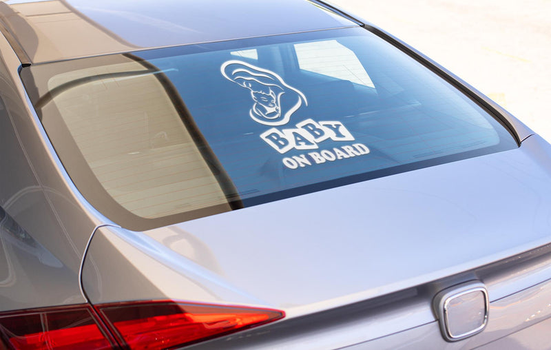 Mom Holding Baby Car Decal: Heartwarming Baby on Board Sticker