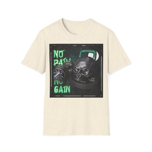 No Pain No Gain Gym T-Shirt | Exclusive Motivational Workout Tee | Push Your Limits