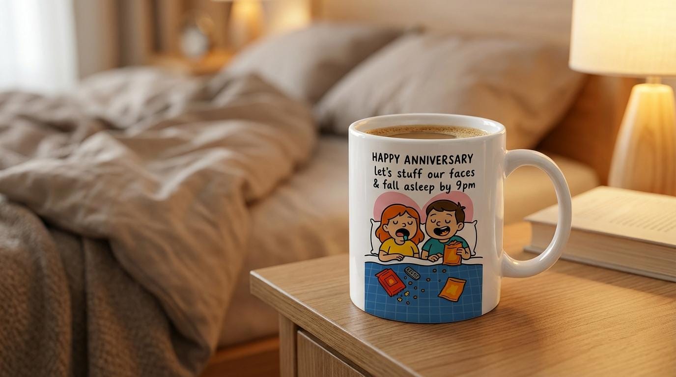 Funny Anniversary Gift Mug Cute Anniversary Mug, Couple Mug, Funny Couple Gift, Anniversary Gift for Boyfriend Girlfriend