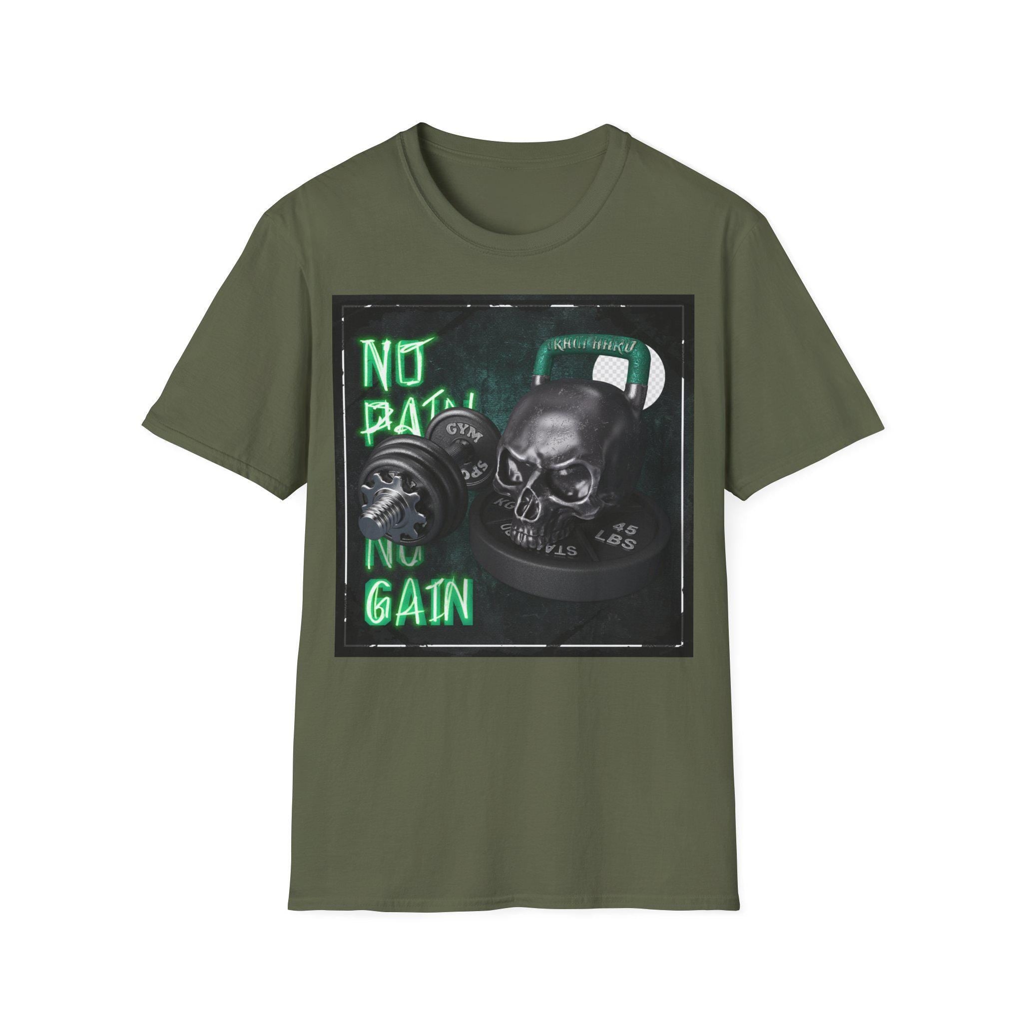 No Pain No Gain Gym T-Shirt | Exclusive Motivational Workout Tee | Push Your Limits