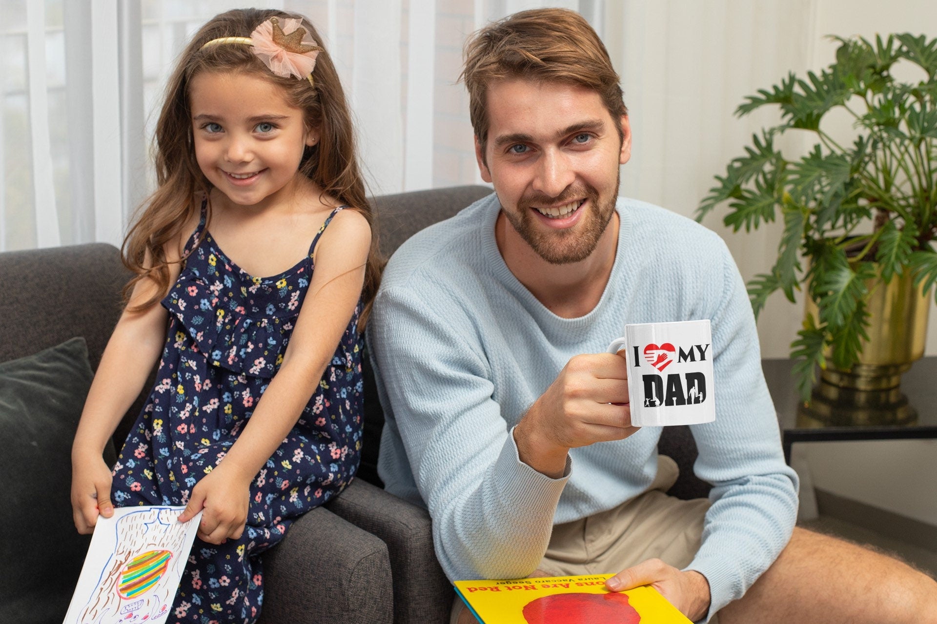 Ceramic Mug, mug Birthday, gift idea for Dad, Mug that show how much you Love your Dad, mug gift, family mug, father mug, personalised mug