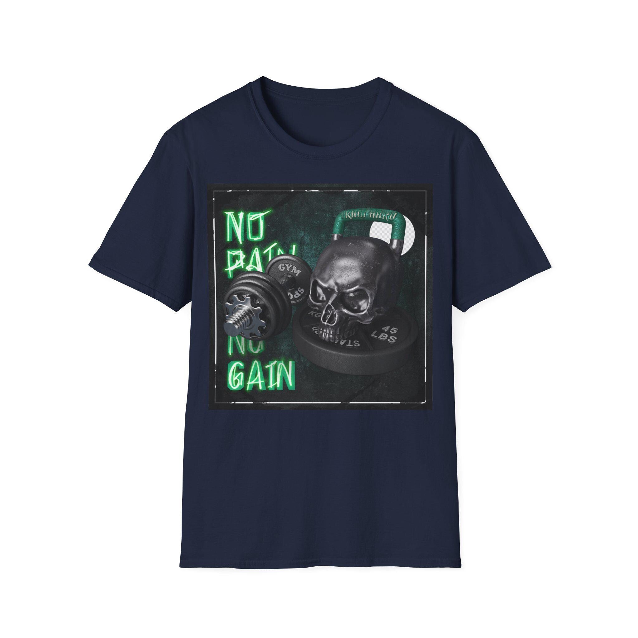 No Pain No Gain Gym T-Shirt | Exclusive Motivational Workout Tee | Push Your Limits