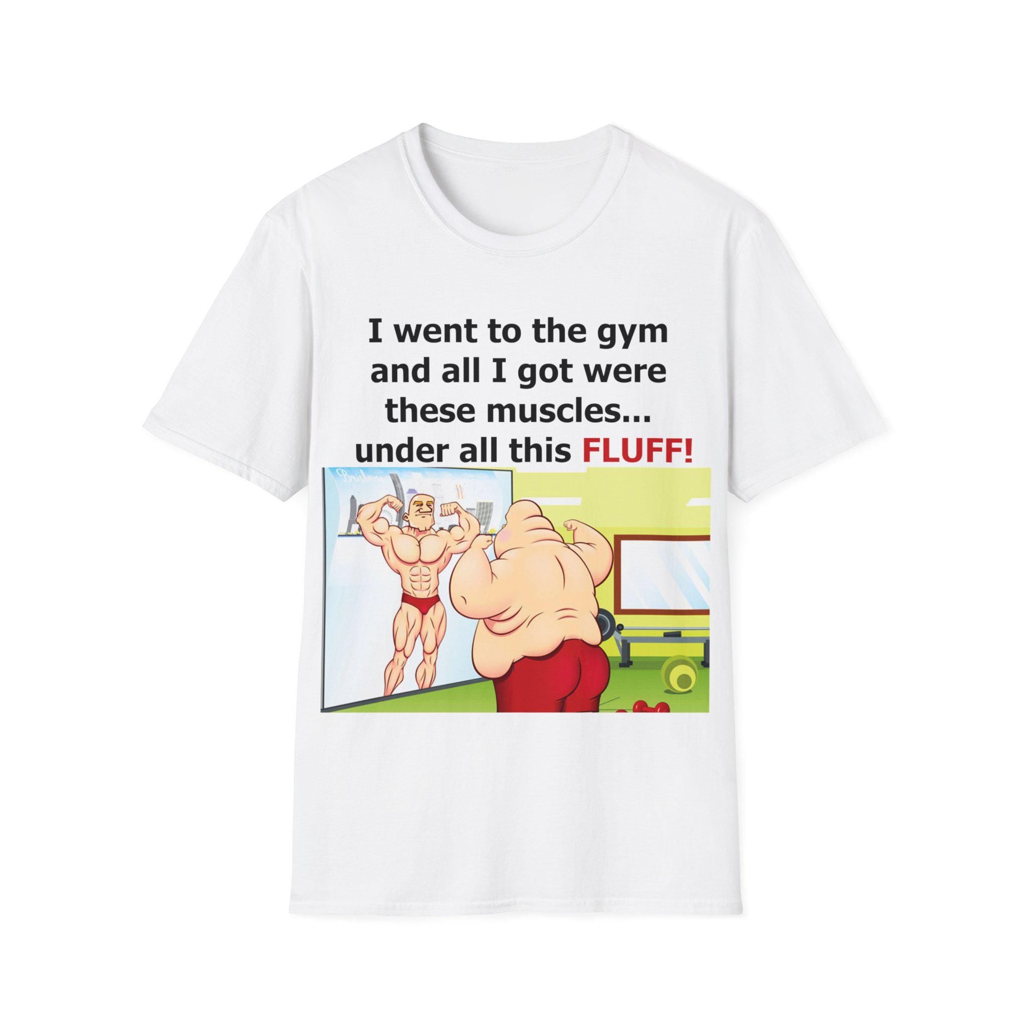 Funny shirt gift for fluffy people with humorous T-Shirt I’m Not Fat, I’m Easy to See shirt for him