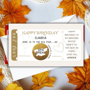 Birthday Scratch Card – Personalised Reveal Card for a Special Birthday Surprise