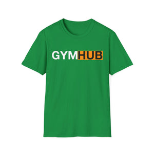 Funny Gym Hub Unisex T-Shirt, Gym Lovers Workout Jersey, Motivation Gift for Gym Freaks, Training Tee for Boyfriend Girlfriend, Creative