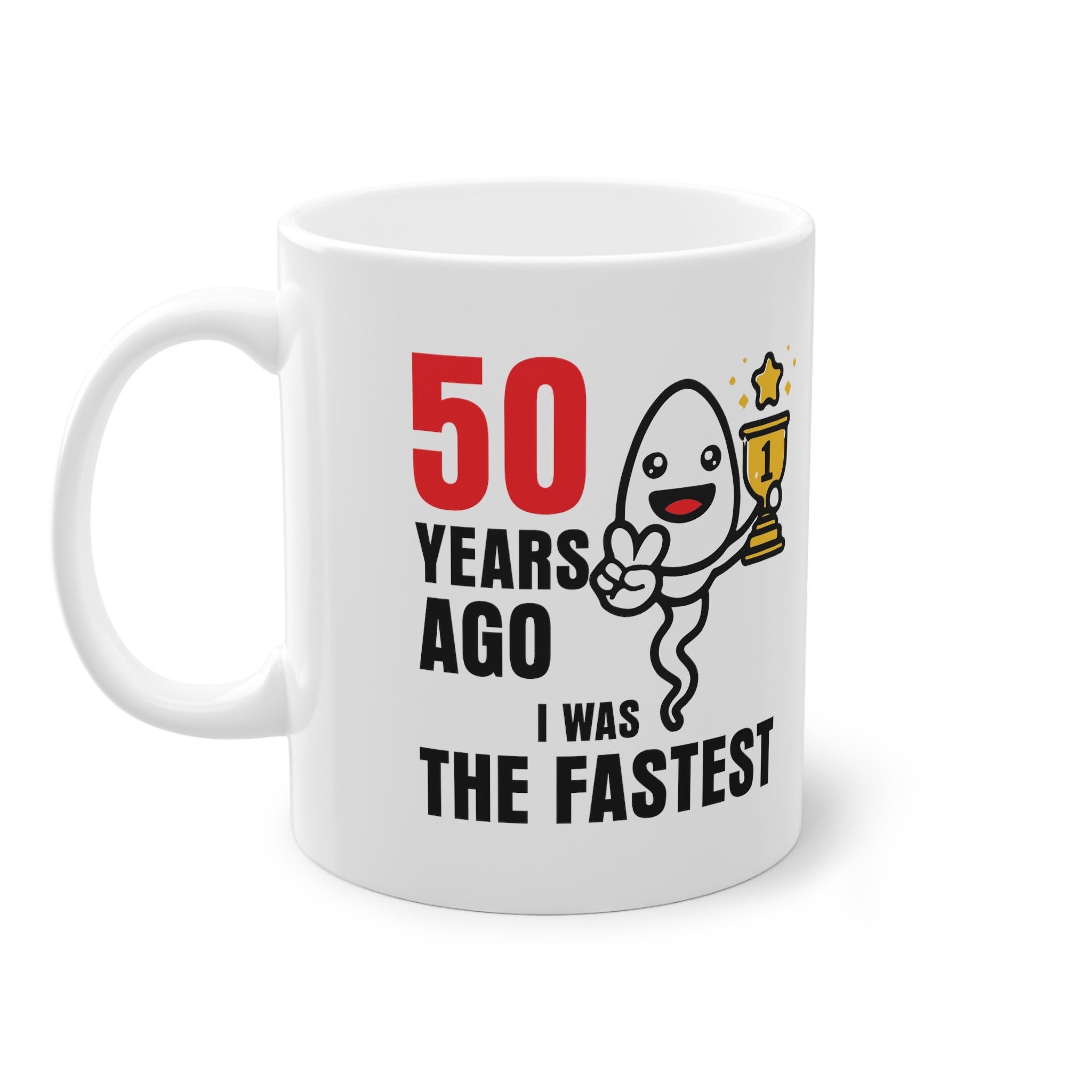 Funny 50th Birthday Coffee Mug: Humor Gift