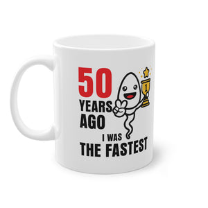 Funny 50th Birthday Coffee Mug: Humor Gift