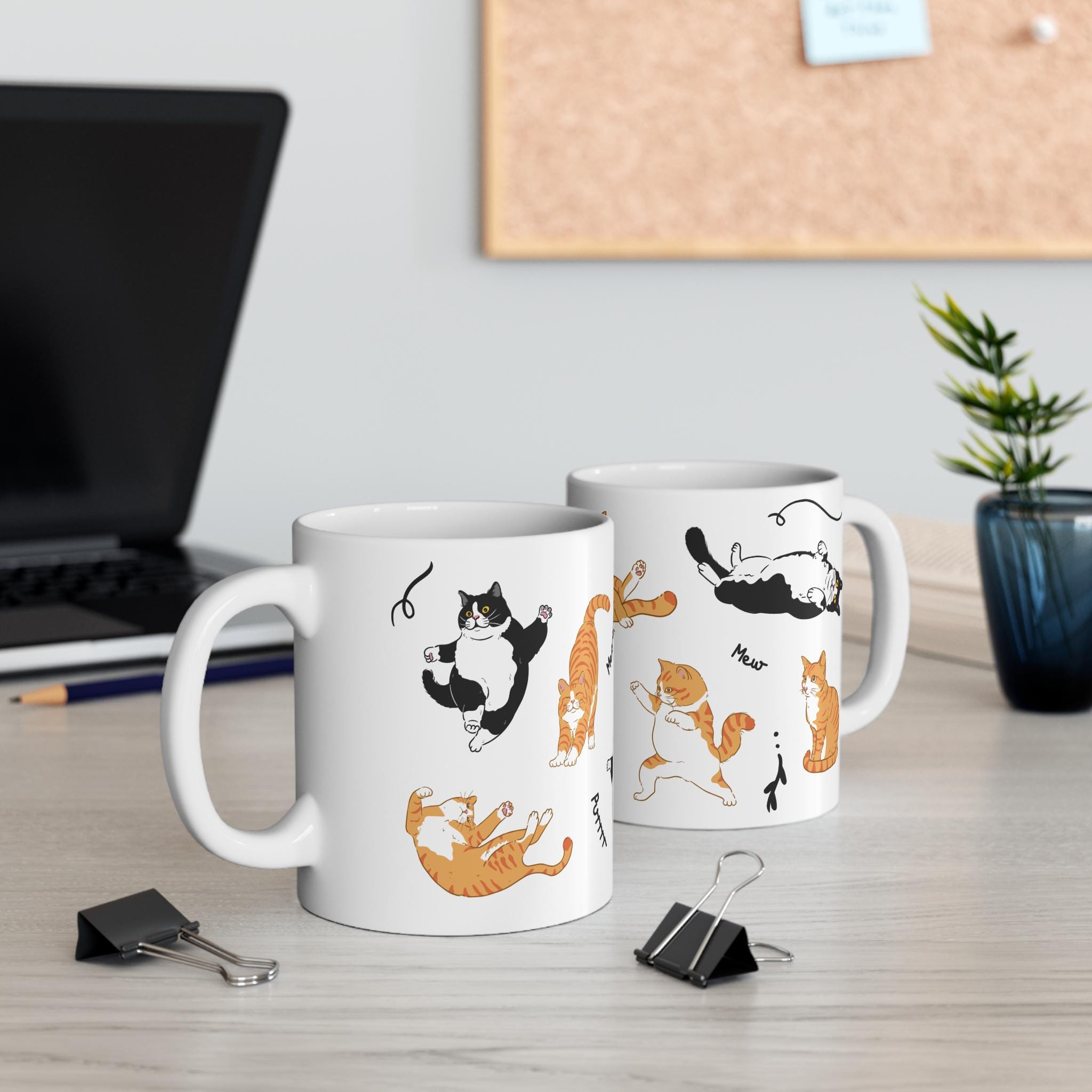 Cat Mug – Custom Cat Mug, Black Cat Mug, Personalised Cat Mug, Funny Cat Gift for Cat Lovers