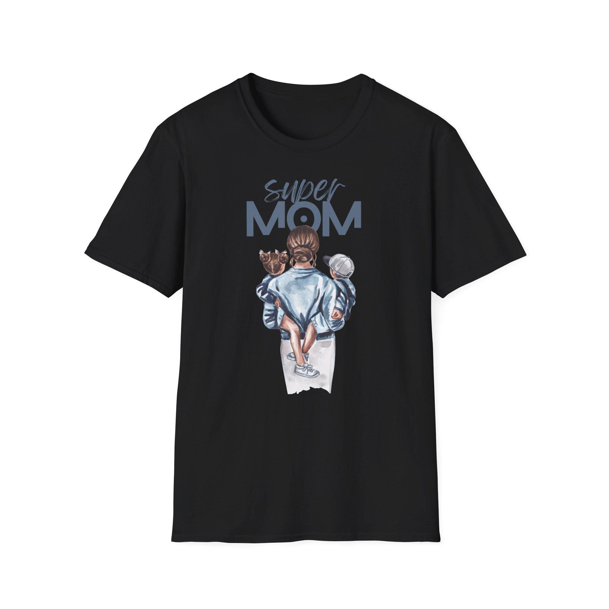 Super Mom Unisex T-Shirt, Mother's Day Gift, Birthday Present for Her, Love Tee for Moms
