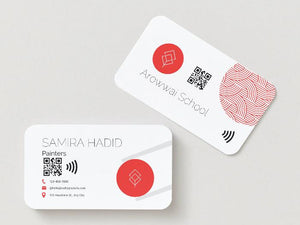 NFC Business Card for Painters: Contactless Digital Tap Card, Custom QR Code
